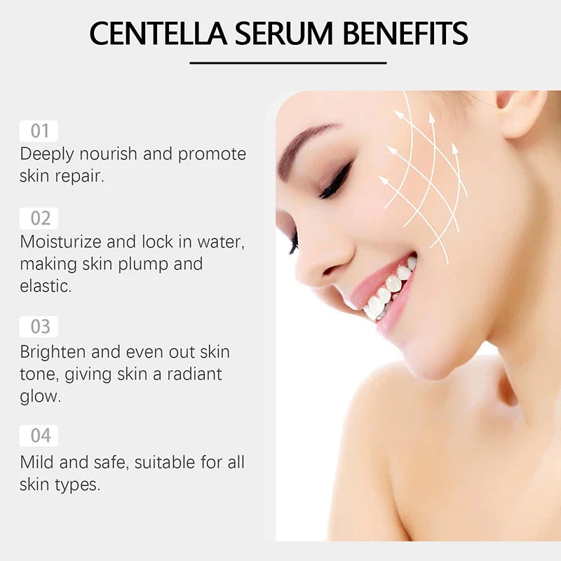 Centella Asiatica Essence 100/300/700, Microneedle Serum Moisturizing & Nourishing, Revitalizes Skin Daily Care, Refines Smooth