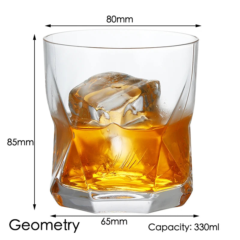 Whiskey Glasses,Scotch Glasses,Old Fashioned Whiskey Glasses/Perfect Gift for Scotch Lovers/Style Glassware for Bourbon/Rum