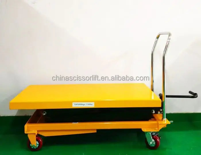 Vehicle Short Tractor Portable Manual Lifter Hydraulic Scaffolding Scissor Lift Table