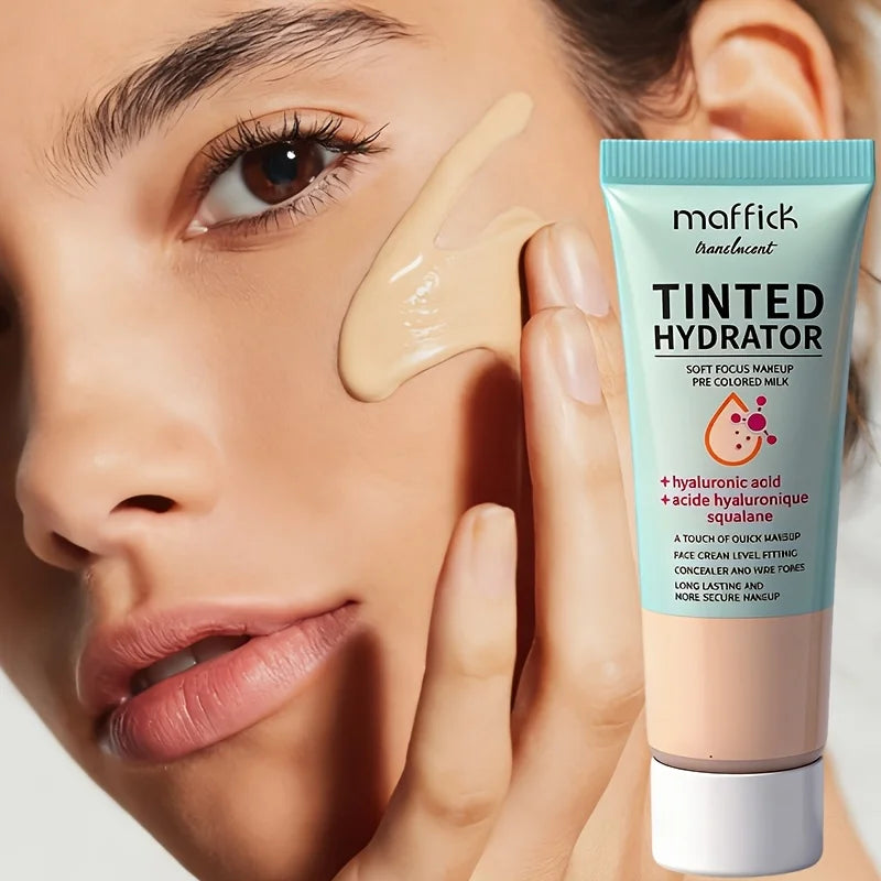 Tinted Primer Smooth Skin Blur Pores Fine Lines Waterproof Sweatproof Lightweight Natural Makeup Look