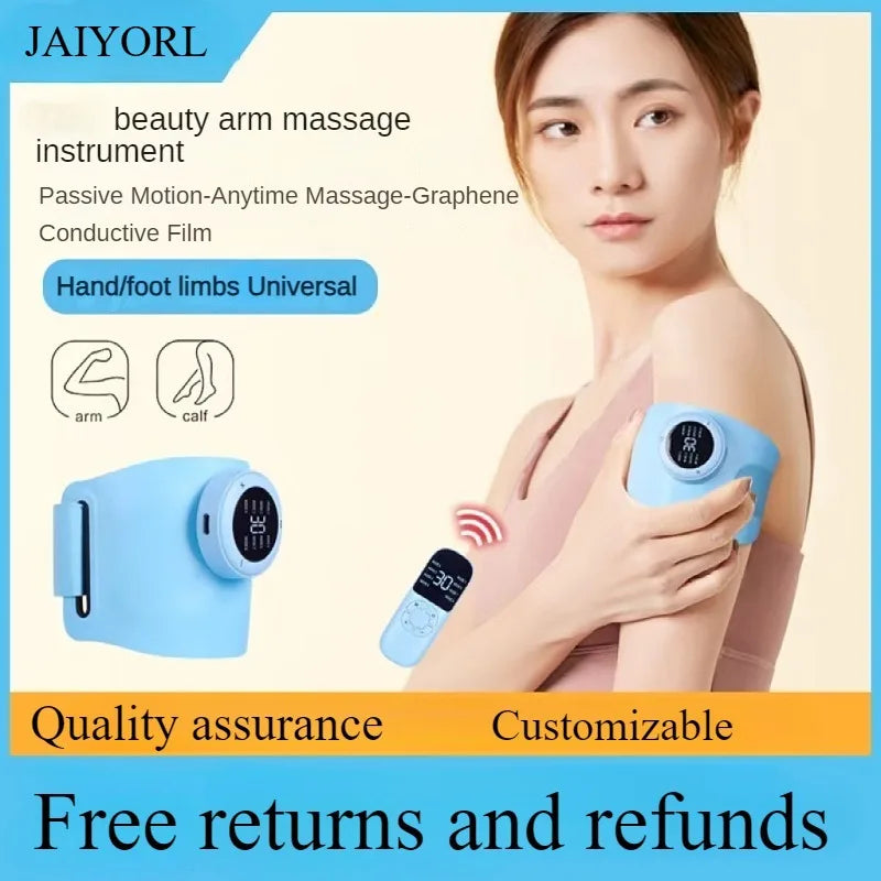Arm Massager Machine Slim Deep Tissue Wristband Fat Burning Hand Training Instrument Wireless Portable Foot Full Body Massagers