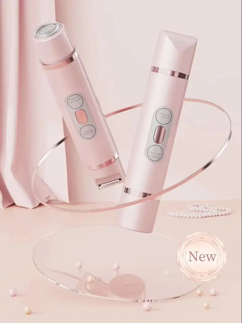 2‑in‑1 Body & Facial Shaver, Dual‑head Bikini Trimmer, Ideal Beauty Gift for Christmas and New Year