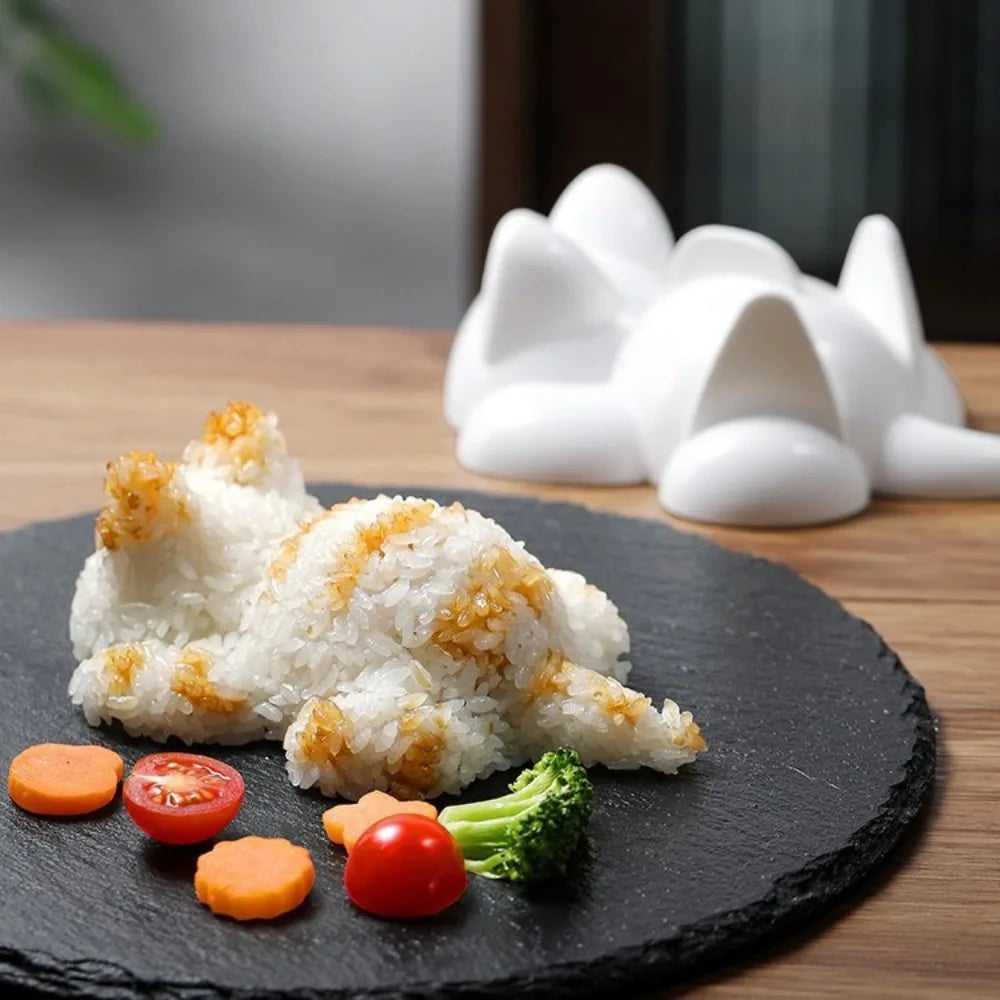 Cute Cat Animals Shape Sushi Molds Plastic Kids Rice Mashed Potato Pumpkin Mash Molds Baking DIY Tools Supplies Kitchen Gadgets