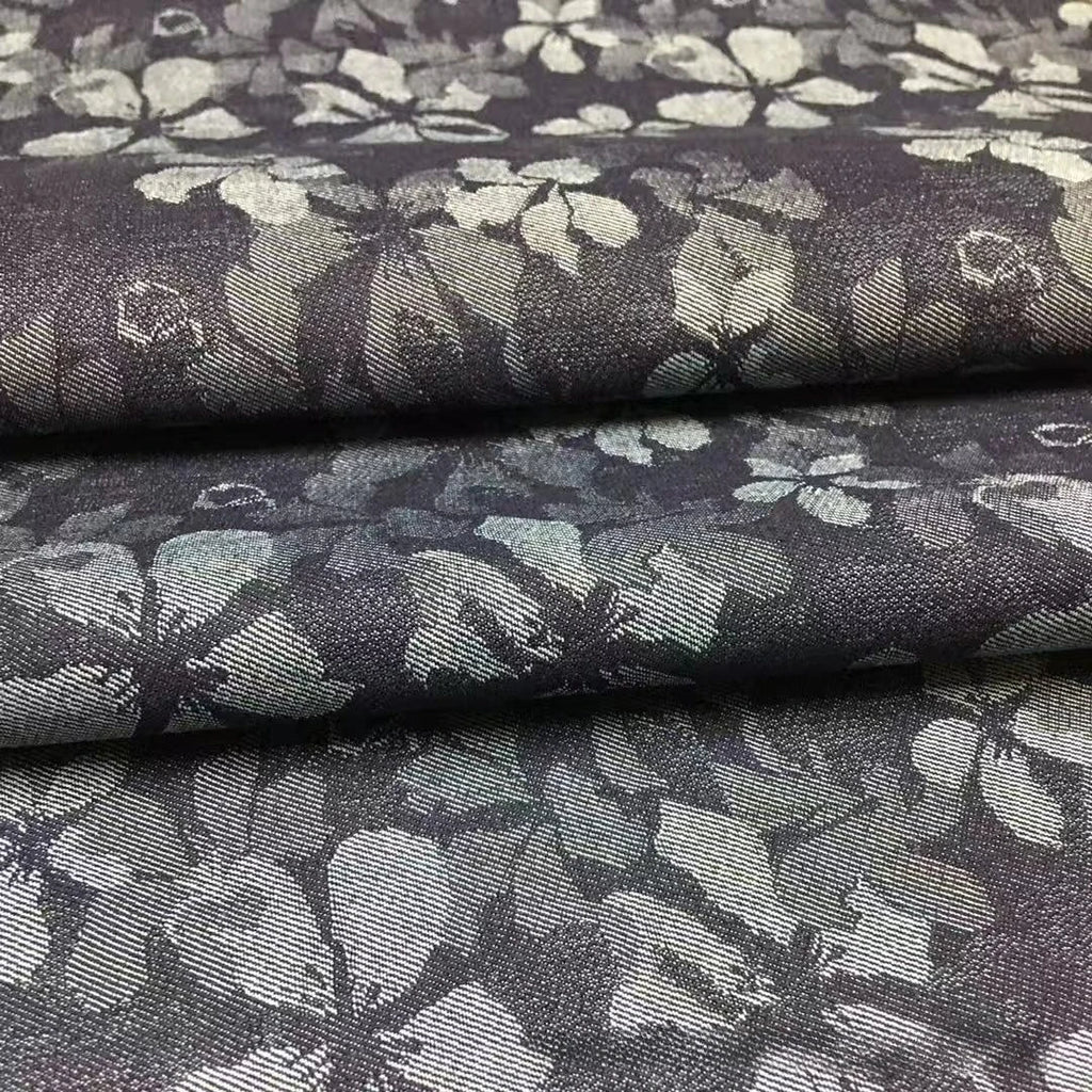 Elastic Jacquard Water Washed Denim Fabric High-end Skirts Outerwear Pants Clothing Diy Sewing Fabric