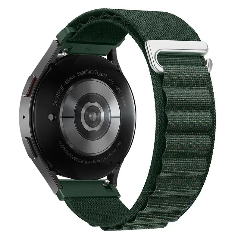 20mm 22mm Alpine Nylon Loop Band For Realme Watch 5/S/3 Oneplus Watch Lite/3/2/2R Comfortable Strap For Xiaomi Watch 5/S4-3-2-1