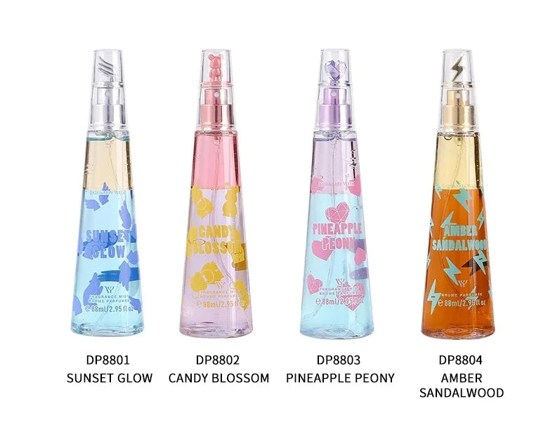 Women's Body Deodorant Spray, Southeast Asian Perfume Middle East Long-lasting Scent Floral and Fruit Scent 88ml Girl Gifts
