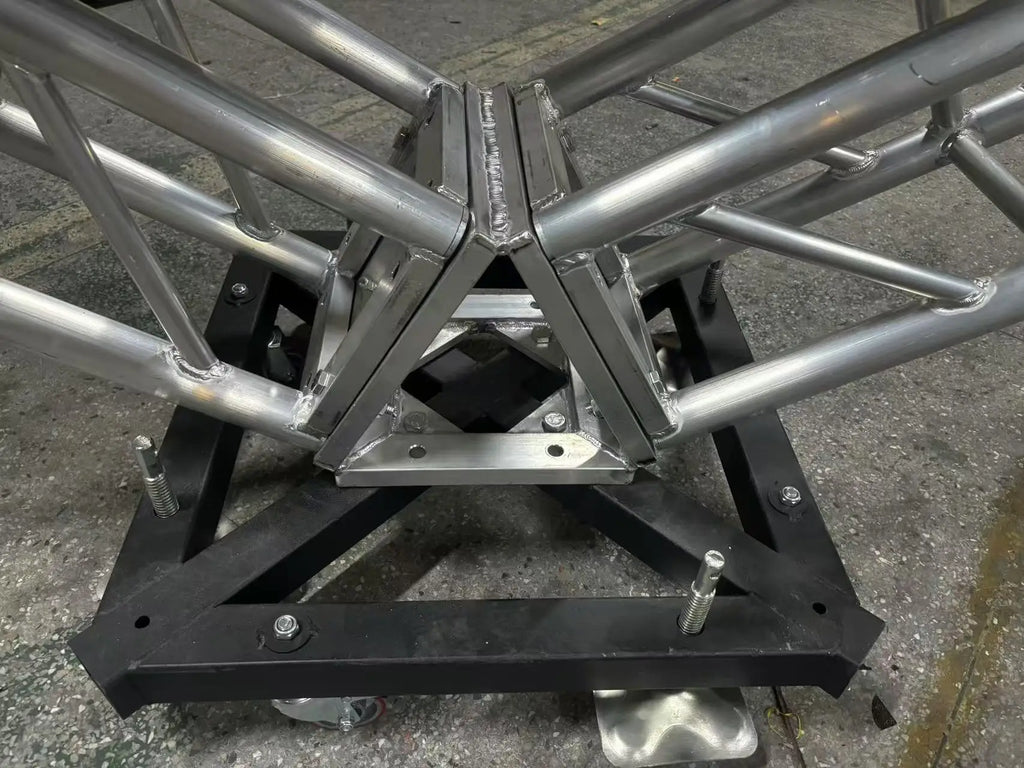 DJ truss counter bar counter aluminum square and triangle pattern stage display