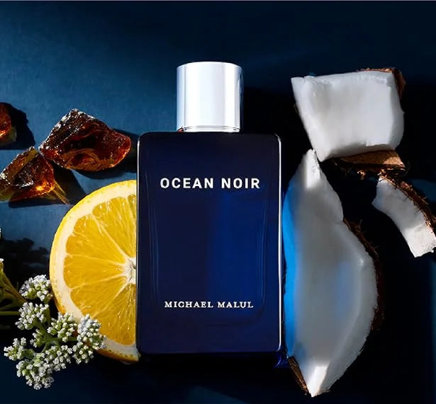 Ocean Noir Ocean Noir perfume, with dark blue bottle body, clean ocean flavor and wooden finish, is suitable for daily commuting, business occasions and night dating.