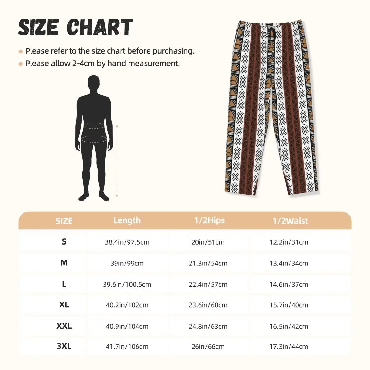 Custom African Tribal Bogolan Pattern Women Pajama Pants Lounge Sleep Sleepwear Bottoms with Pockets