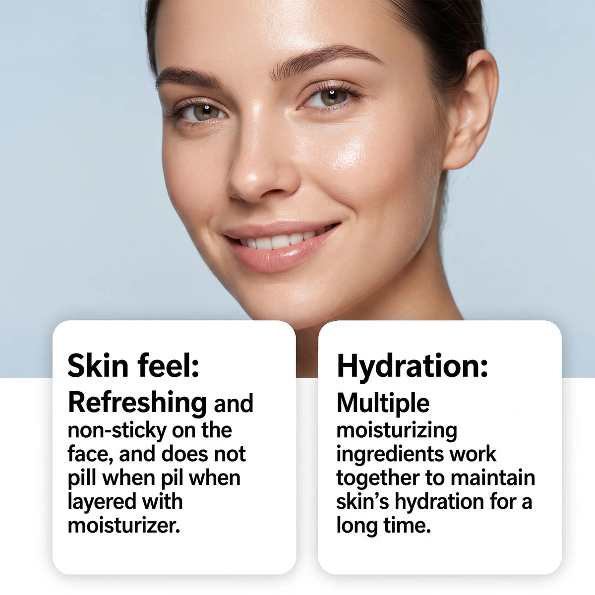 Deep Collagen Serum,Hydrating Smoother Skin Lift Face Skin Blur Fine Lines Anti-Wrinkles Boost Elasticity Plumping Serum