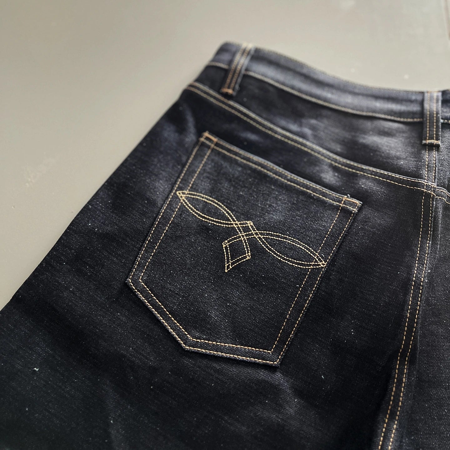DOUBEL American Retro Ameika Vintage  Material 168 Oz Heavy Ear Denim Jeans Low Waist Zipper Cotton Straight Leg Spring