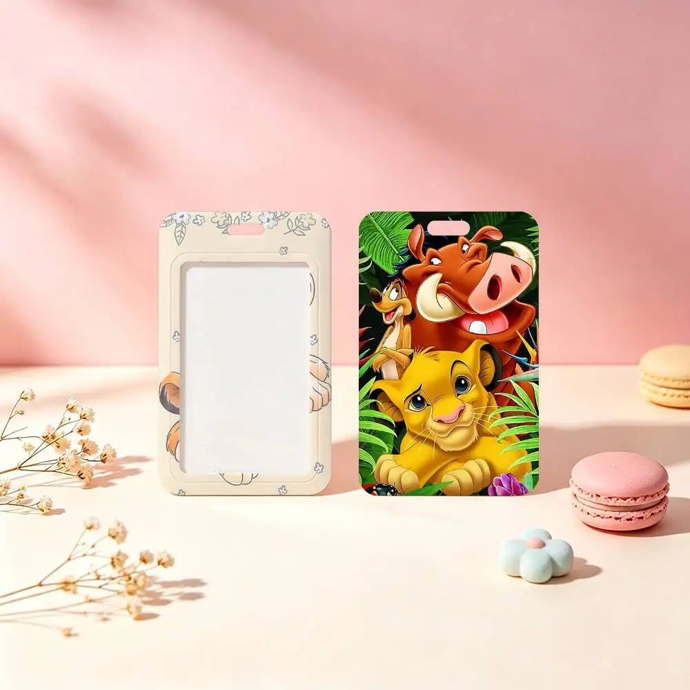 Cartoon T-The Lion King NFC Contactless Sliding Card Sleeve For Student Cards, Bus Cards, ID Cards, And Work Permits