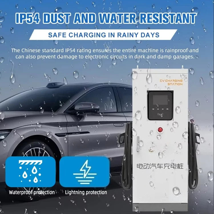 Dc Car Charger New Energy Charging Equipment Car Charging Pile 60kW 80kW 120kW 240Kw Fast Ev Car Public Charging Stations