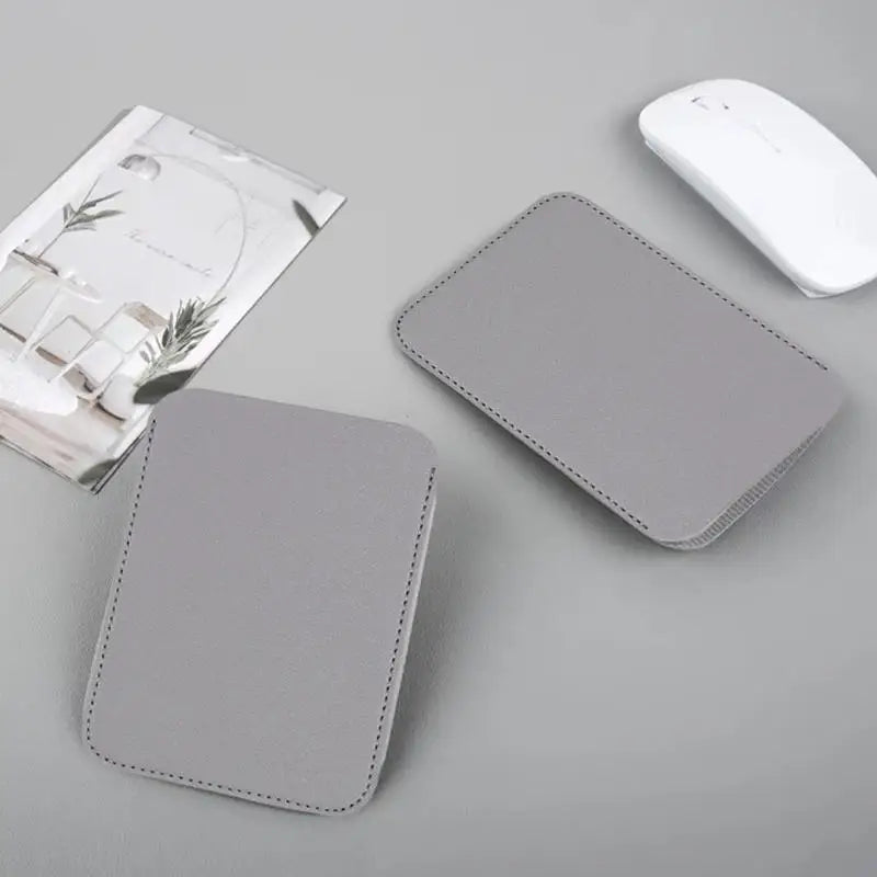 1PC Wireless Mouse Storage Bag Suitable Mouse Protective Leather Sleeve Bag Anti-scratch Case Portable Simple Mouse Storage Bag