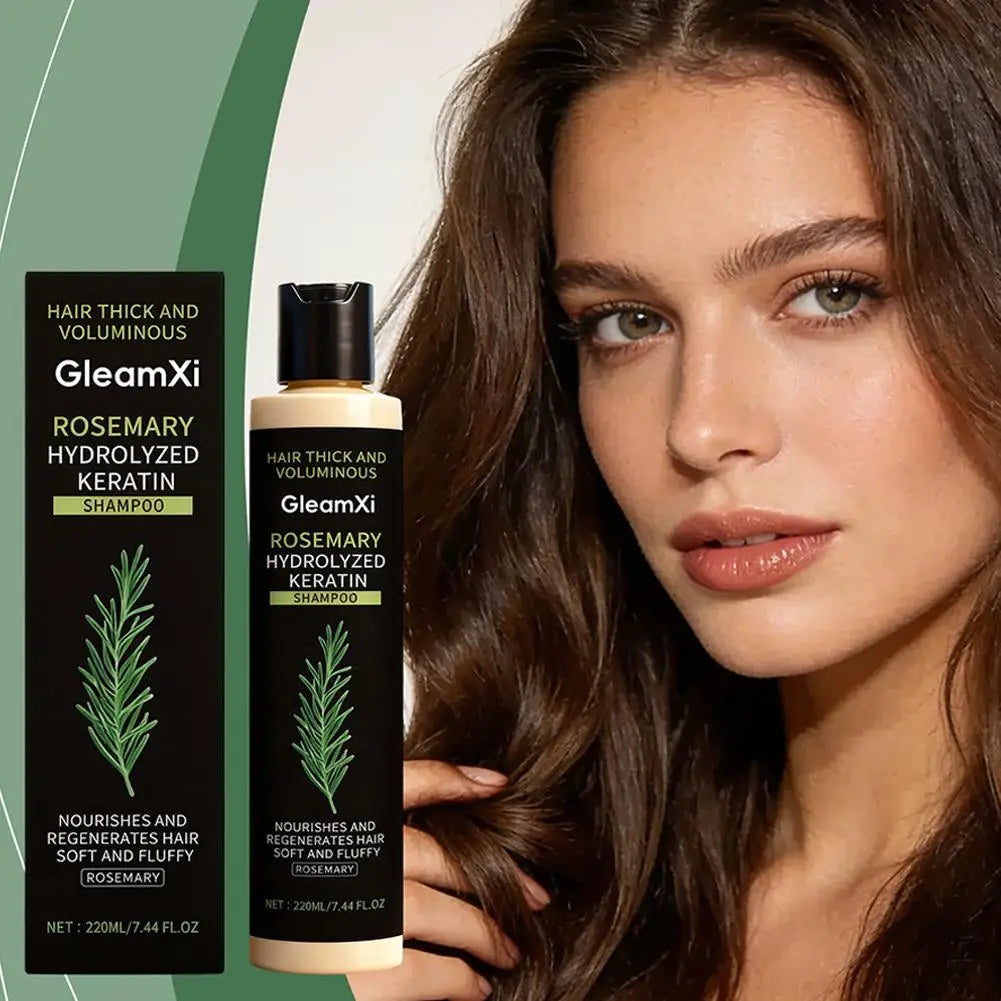 220ml Rosemary Hair Growth Shampoo Organic Rosemary Oil for Hair Growth, Natural Anti Loss Thickening Shampoo for Thinning Hair