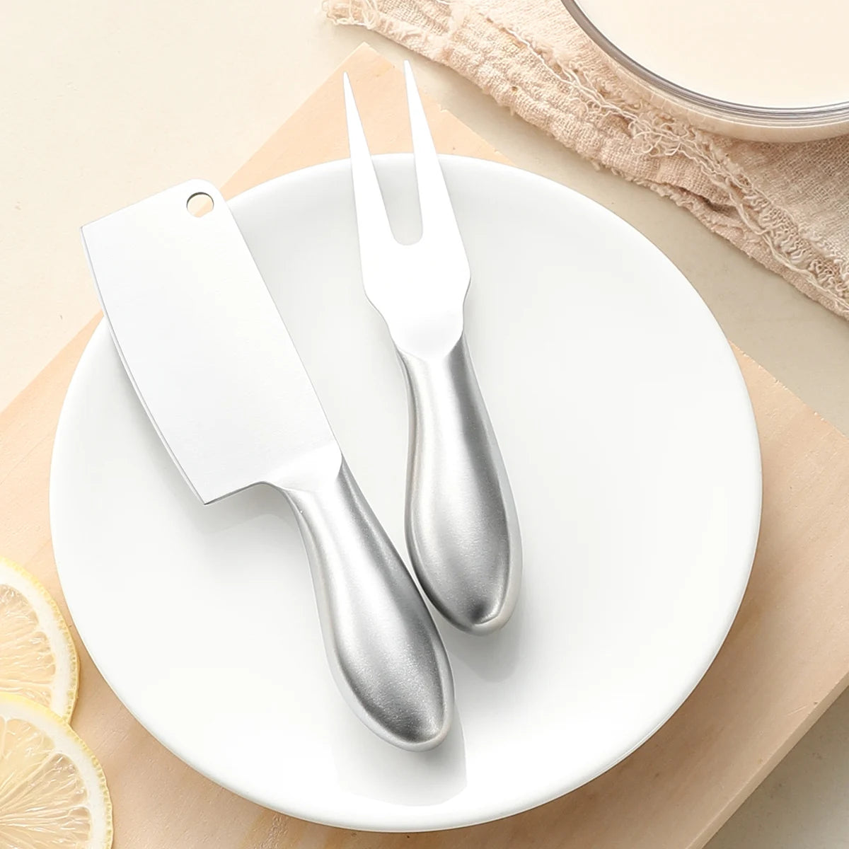 Multifunction Cheese Cutlery Baking Tools Set Stainless Steel Slicer Kitchen Gadgets Butter Knife Mini Cake Bread Knives