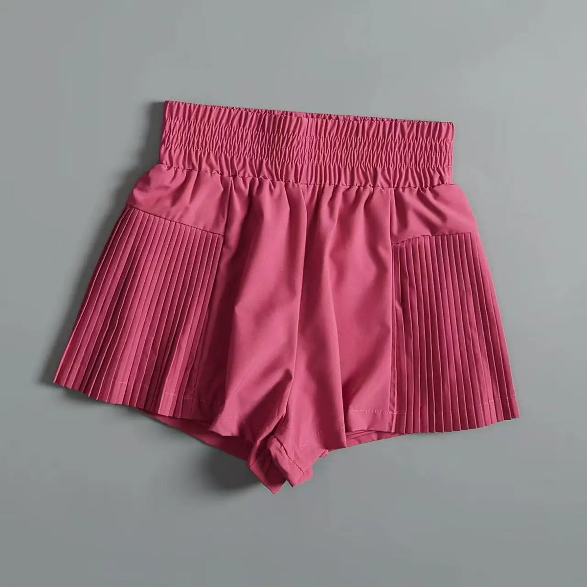 Women's Yoga Shorts Fake Two-Piece Loose-Fit Anti-Exposure Breathable Quick-Dry Running Fitness Sports Cropped Pants with Pocket