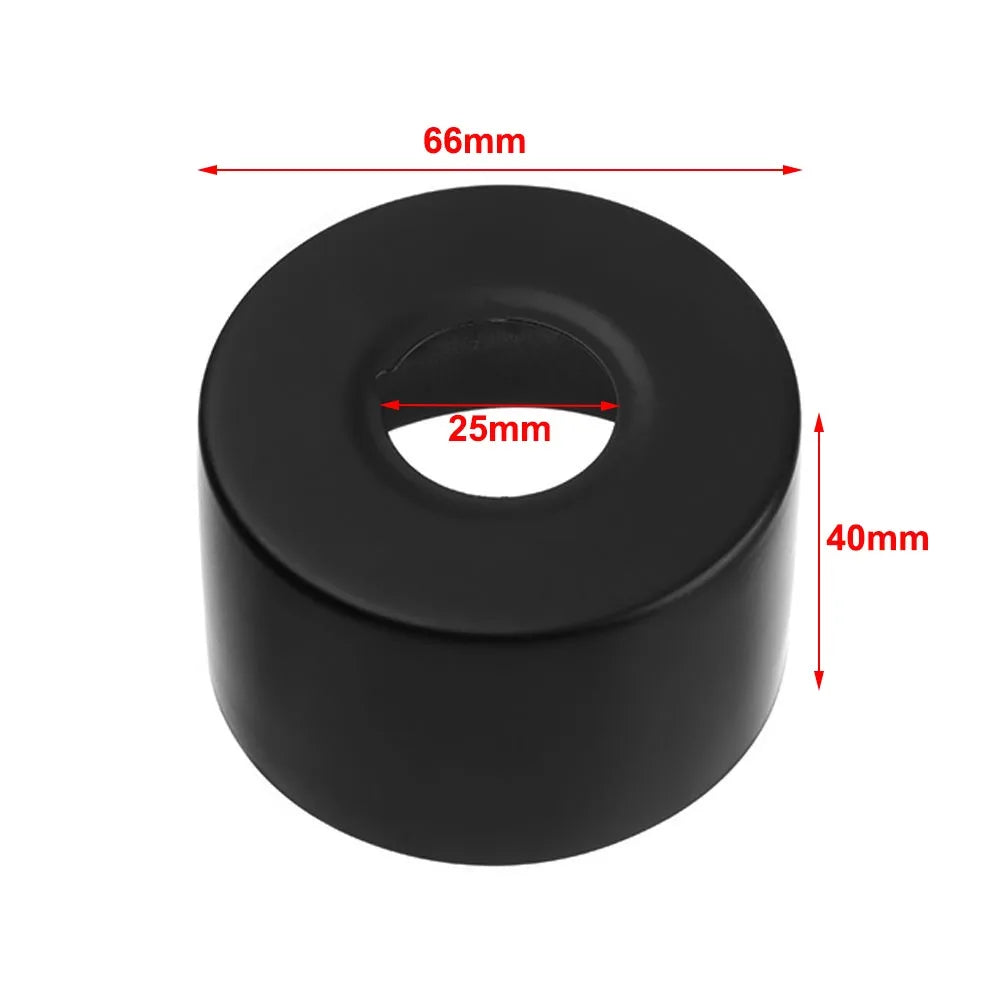Black Stainless Steel Shower Arm Flange Replacement Wall Split Flange Faucet Decorative Cover Kitchen Bathroom Accessories