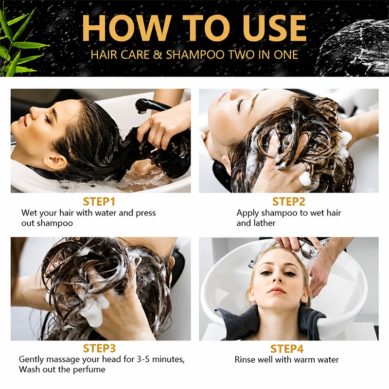 YUITIKUE Ginger Shampoo 100ml - Anti Dandruff Nourishing Hair Care with Rosemary Honey Extract