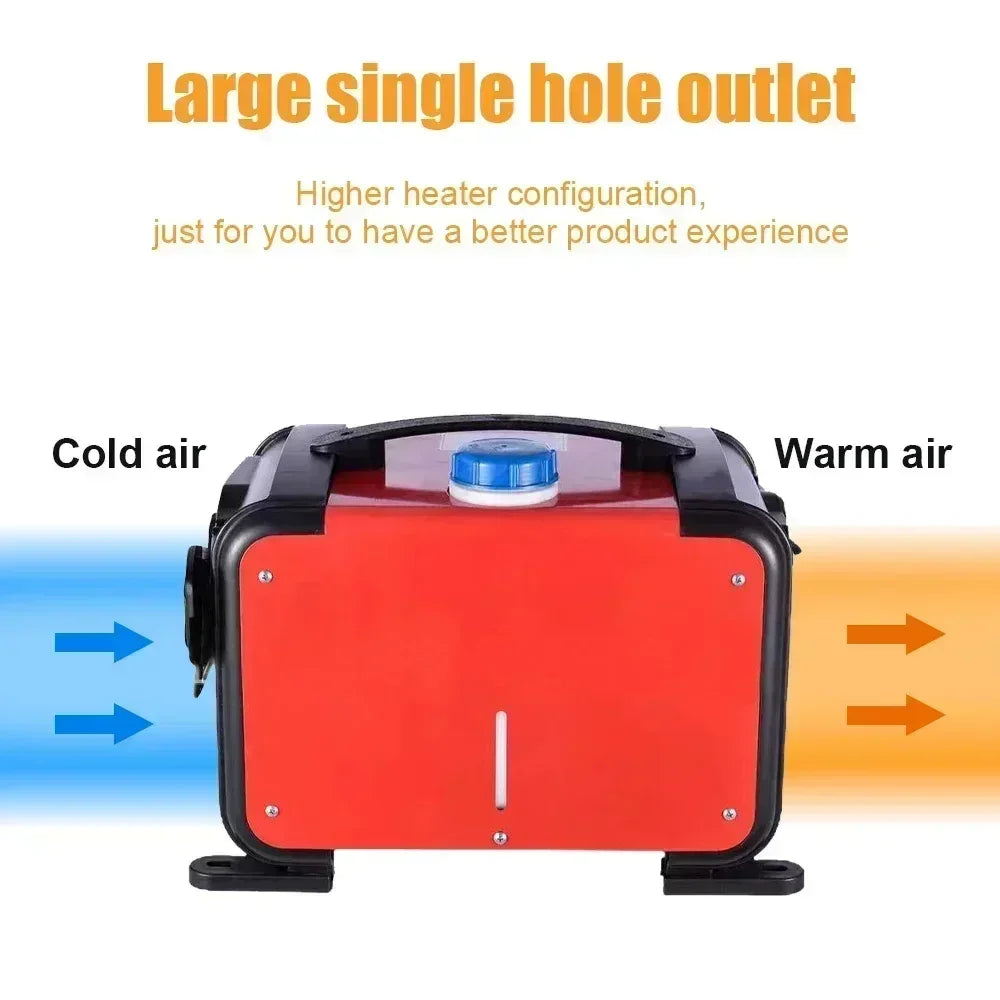 12V/24V/220V Air Parking Heater 5KW Car Diesel Heater LCD Remote Control Engine Preheater Warmer Heater for Car Truck Boat RV