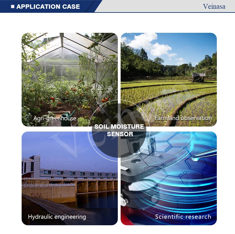 Soil Moisture Sensor Monitoring Solar Power Station Monitor System Portable Solar Power Station