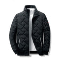 Men Parkas Solid Color Stand Collar Quilting Lightweight Mens Jacket Autumn Winter Casual Outerwear Business Coat Men MY1013