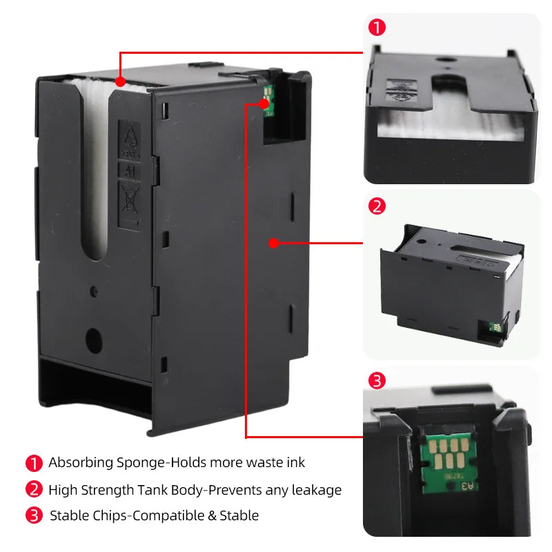 T6715 T6716 Ink Maintenance Box For Epson Workforce Pro WF-3820 WF-4820 EC-4020 WF-4830 WF-4720 WF-4834 WF-4734 WF-4730 WF-4740