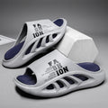 2026 EVA Soft Sole Male Slides New Summer Men's Slippers Breathable Hollow Beach Sandals Light Comfortable Indoor Flip Flop