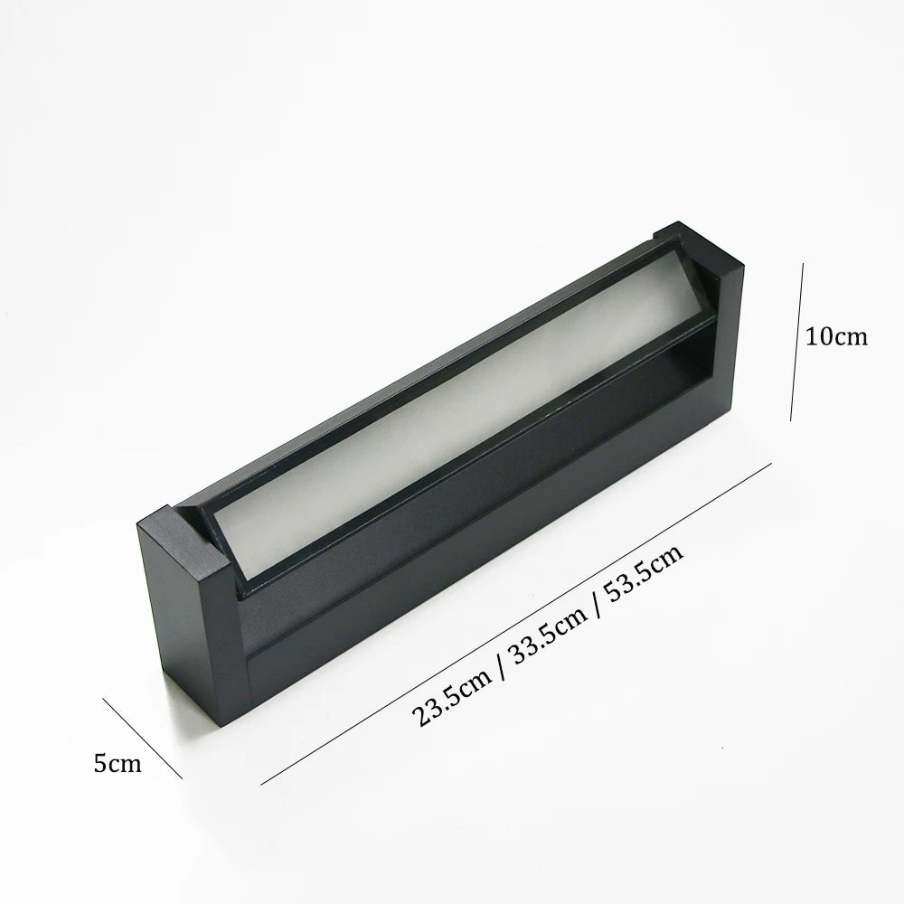 Adjustable Angle LED Lights Outdoor Waterproof Wall Lamp Garden Wiring Model Wall Lamp Simple Aluminum Wall Lights Fixture