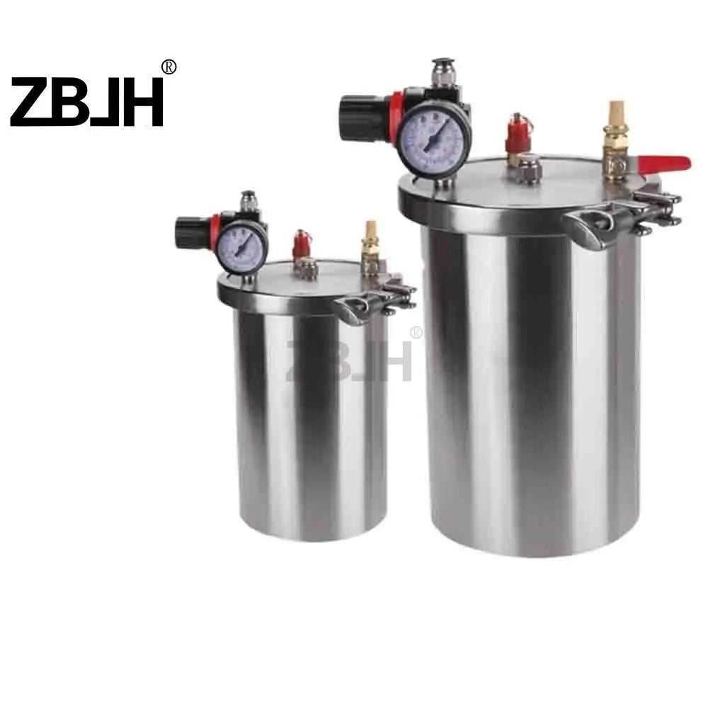 8L Stainless Steel Pneumatic Pressure storage pot Clip Frame Type