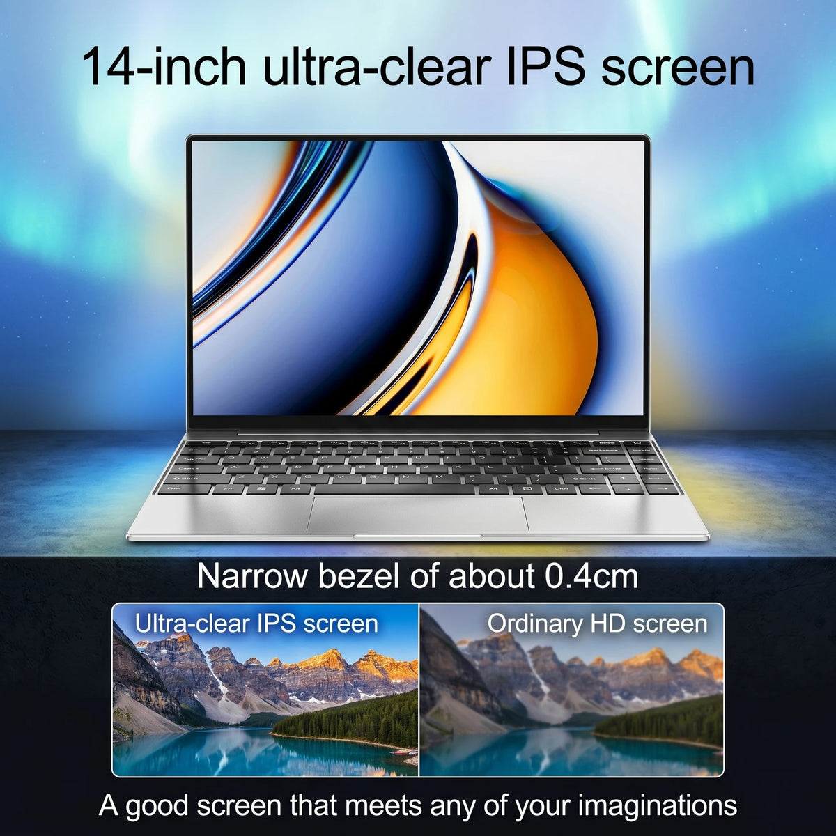 2026 New Ultra Slim Laptop 16GB 1024GB Intel 4405U Notebook Gamer Windows 11 Pro 1920*1080 Display Office Study Computer PC