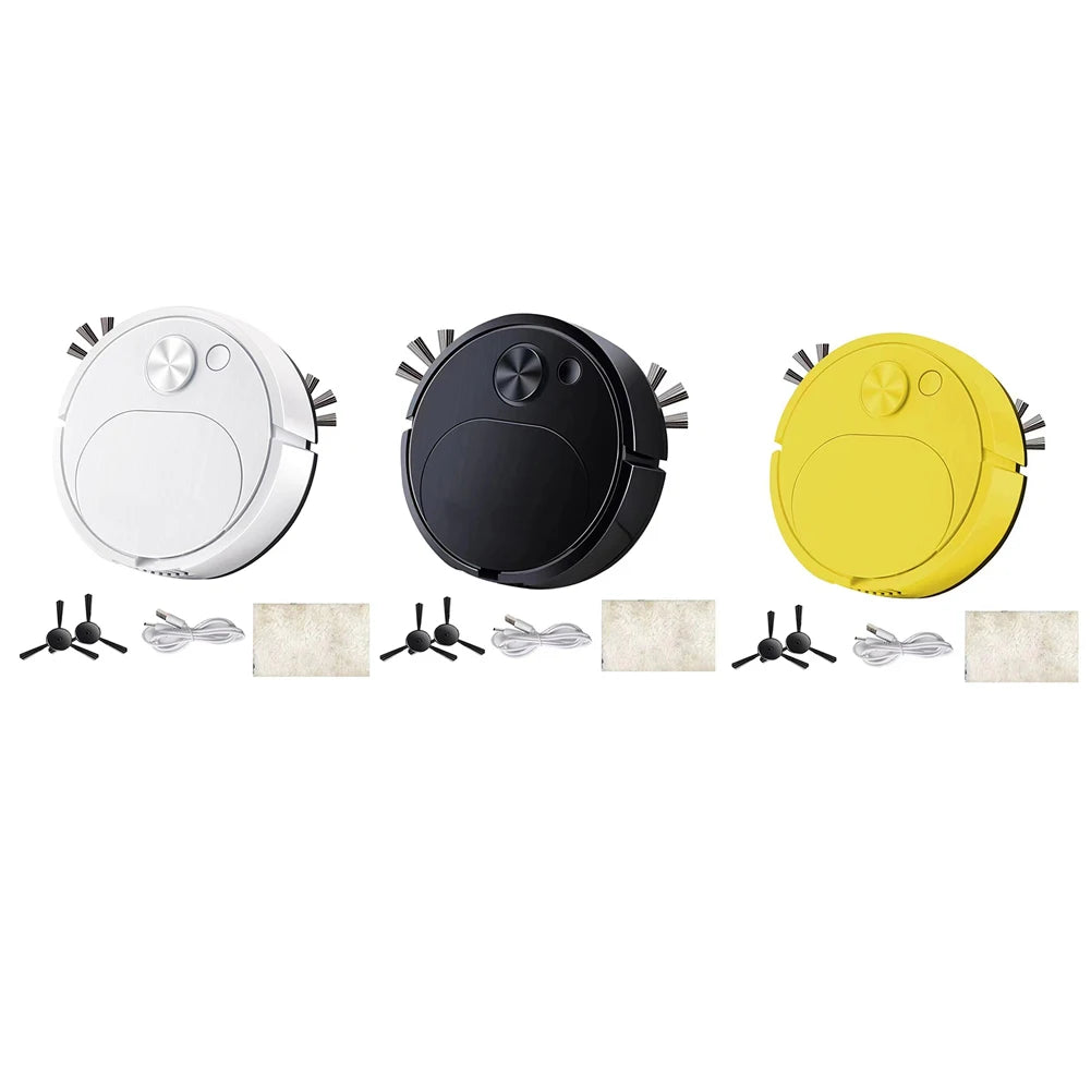 1 Pcs For Ultra Thin Robotic Vacuum With Mop Mopping Robot Hoovers For Pet Hair Cleaning Sweep Floor For Home Office