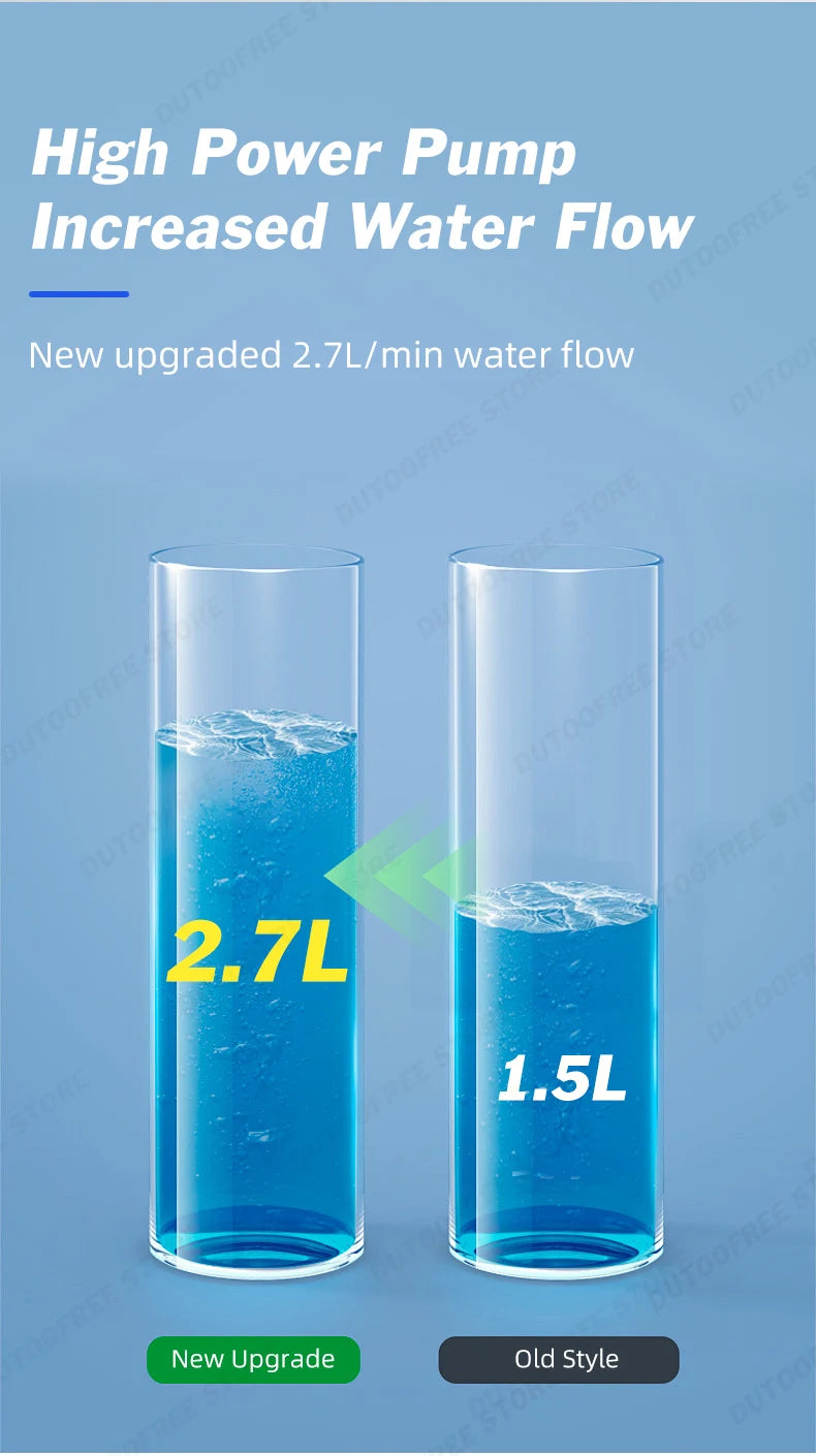 New 2.7L/ min Electric Water Pump Faucet Galley Automatic Automatic Faucet Caravan Motorhome Boat Bottled Water Pump for Kitchen