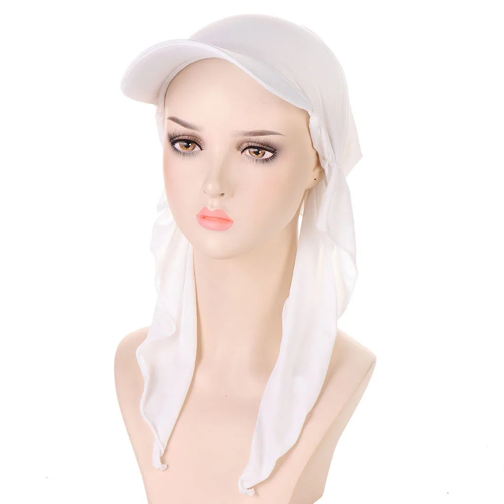 Soft Modal Inner Hijab Caps Muslim Stretch Turban Cap Islamic Underscarf Bonnet Hat Female Headband Turbante baseball cap