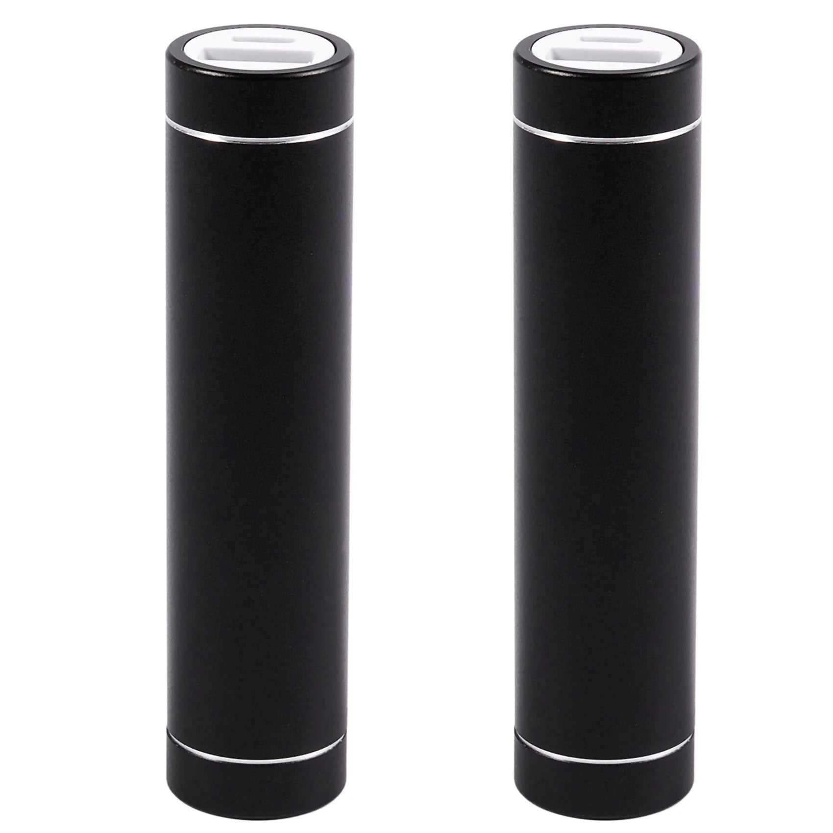 2X 2600MAh Portable External USB Power Bank Box Battery Charger for Mobile Phone(Without Battery) Color:Black