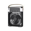 Three-in-one Fan Air Conditioner Portable Spray Mini Fans Rechargeable Outdoor Mist Electric Home Handy Desk Humidifier Cooling