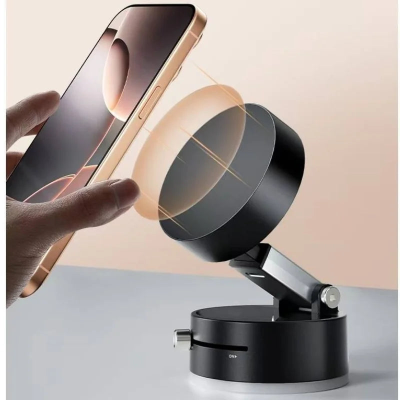 2025 New Type Suction Cup Vacuum Adsorption Car Special Fixed Mobile Phone Stand Car Mobile Phone Magnetic Stand