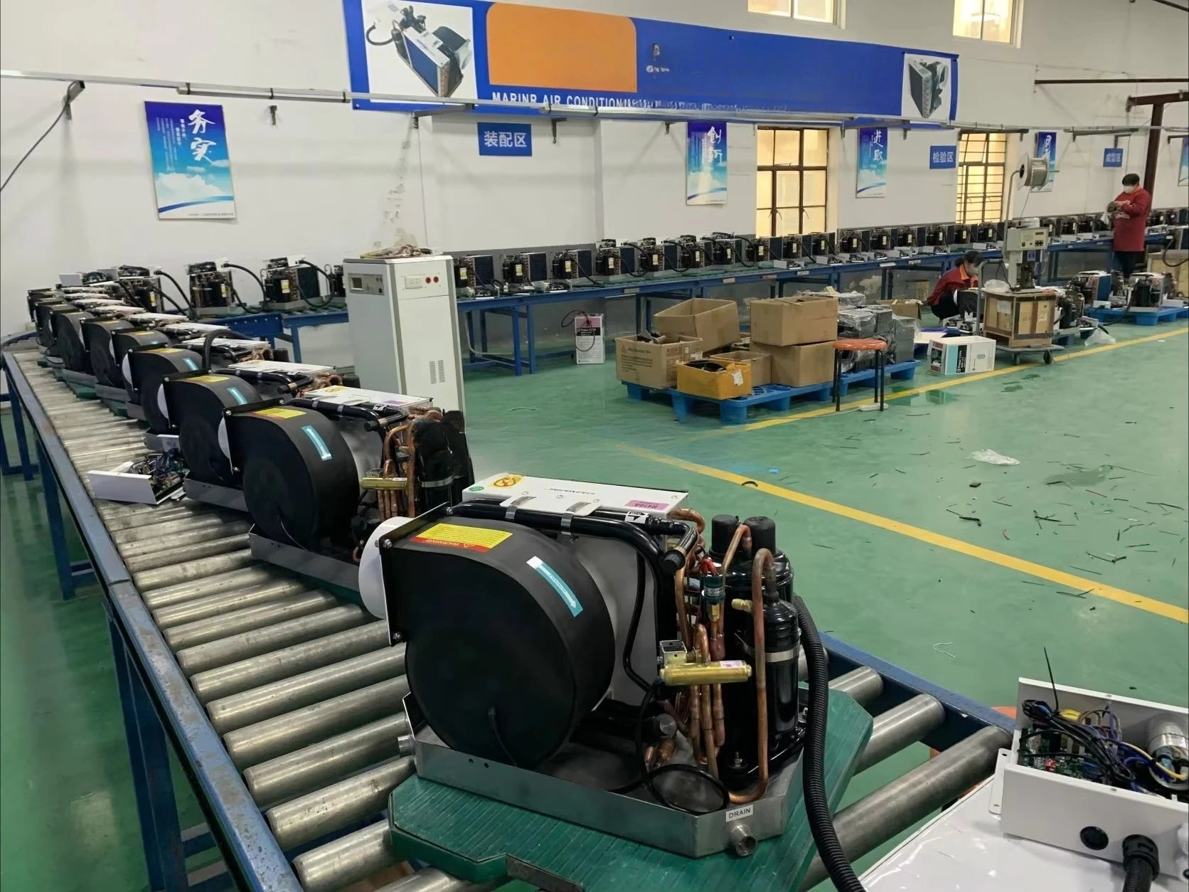 Hot Sale 16000BTU Marine Air Conditioner 220V 50Hz/60Hz Boat Yacht Ship Air Conditioning Unit for Vessel Cooling