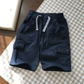 2026 New Summer Teenage Short Boys Pants 3-14 Years Old Big Pocket Trousers For Kids Children Birthday Present