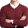 Men's V-Neck Sweater Winter Knitted Pullover Casual Warm Lightweight Y2K Knitwear Jumper Luxury T-shirts for Men Business Tshirt