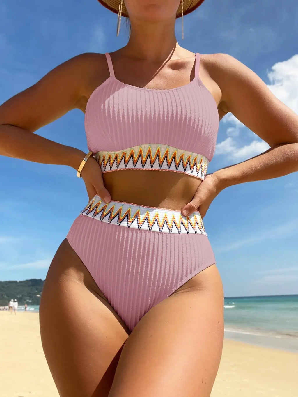 Bikini Swimsuit Woman 2026 New Swimwear Sexy Bikini Fashion Women Split Swimwear Ribbon Swimwear купальник