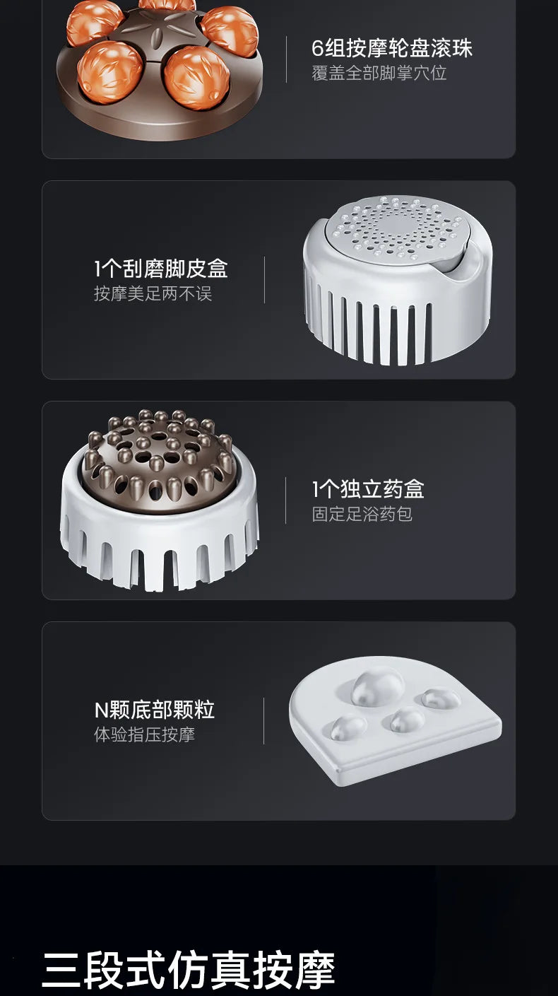 Electric foot bath tub, foot soaking tub, constant temperature heating, household automatic  washing tub,  bath device