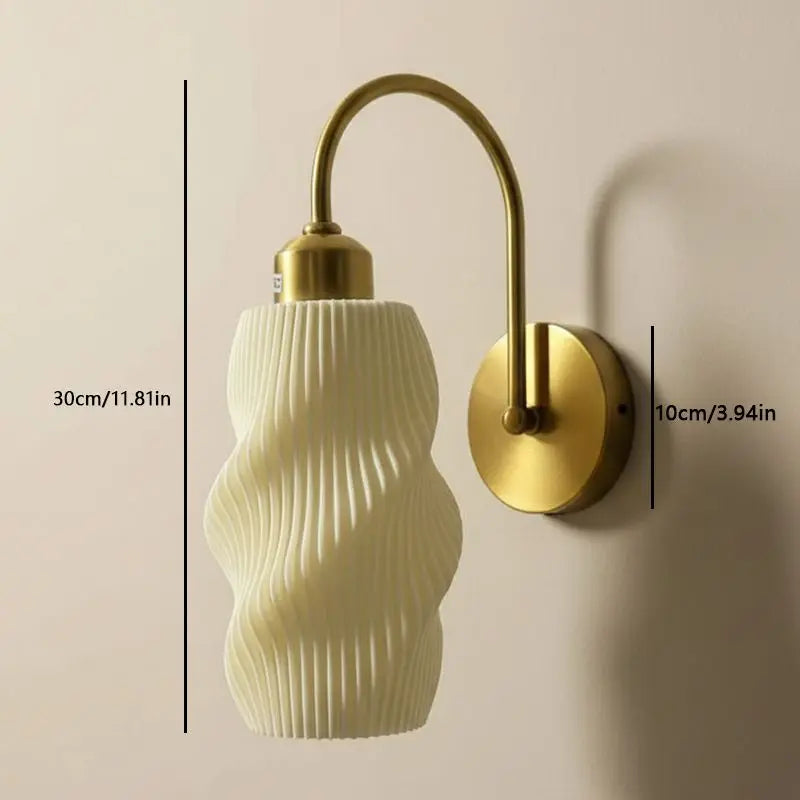 LED Wall Lamp Livingroom Bedroom Modern Simple Crative Light Fixture Home Lighting PVC lampshade Modern Sconce  Wall Lamp