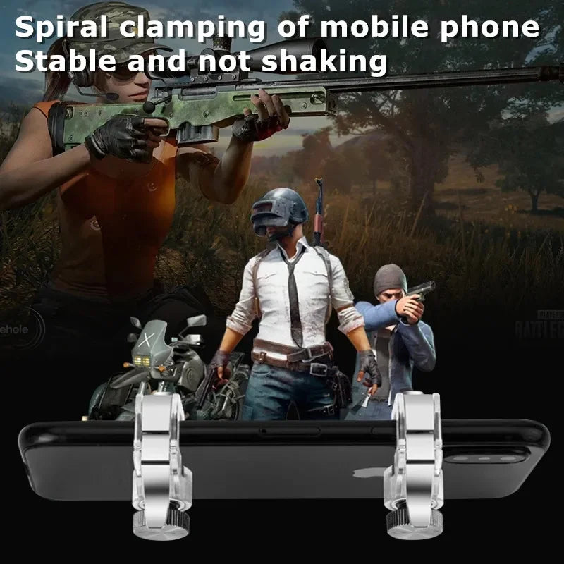 R11 Mobile Phone PUBG Game Trigger 4 Finger Aim Shooting Free Fire L1R1 Gamepad Joystick Controller for IPhone Android Universal