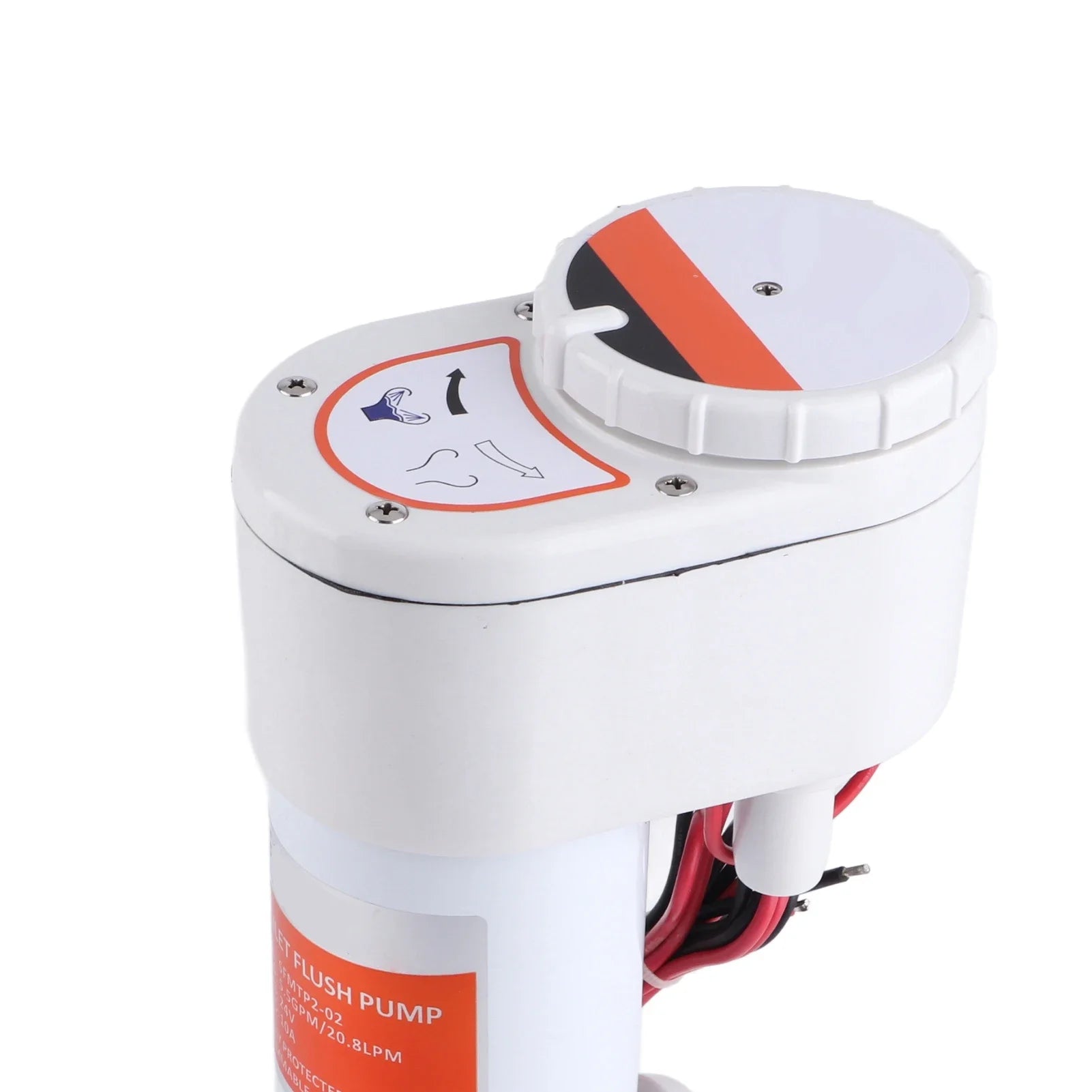 Boat Toilet Converstion Pump Self Priming High Efficiency Marine Electric Toilet Pump Long Durability Anti Backflow for Yacht