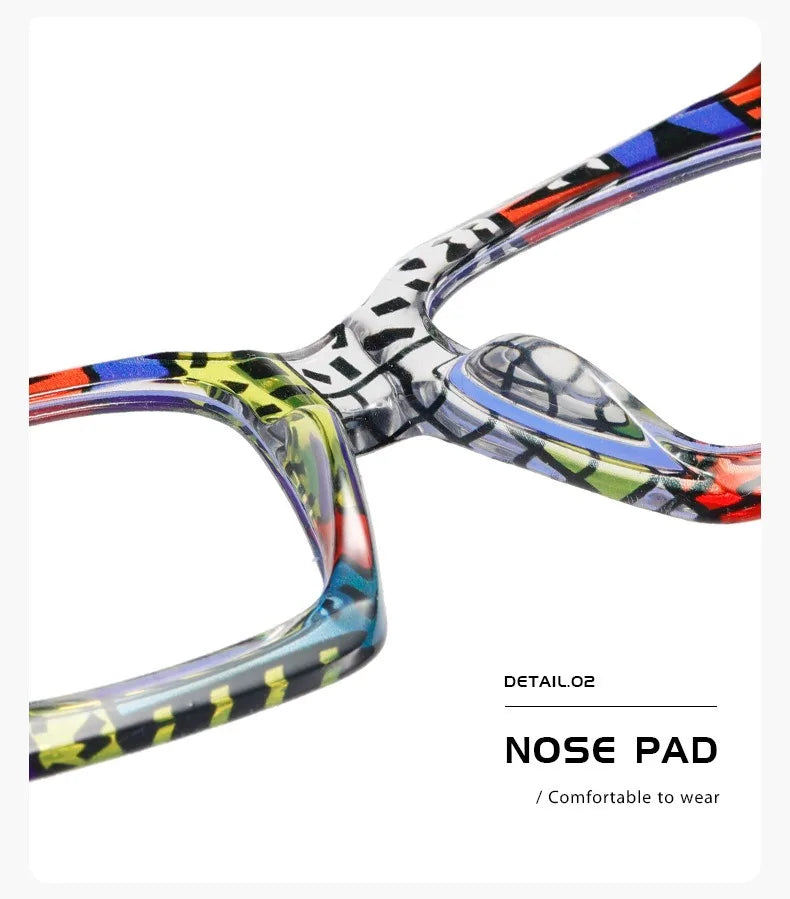 Customized Prescription Glasses Women Multi-Focal Progressive Photochromic Anti-Blue Light Myopia Hyperopia Lens Eyeglasses