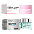 PDRN Pink Collagen Capsule Cream with Salmon, Lightweight Moisturizing Cream, Niacinamide for Uneven Skin Tone, Glow Hydration