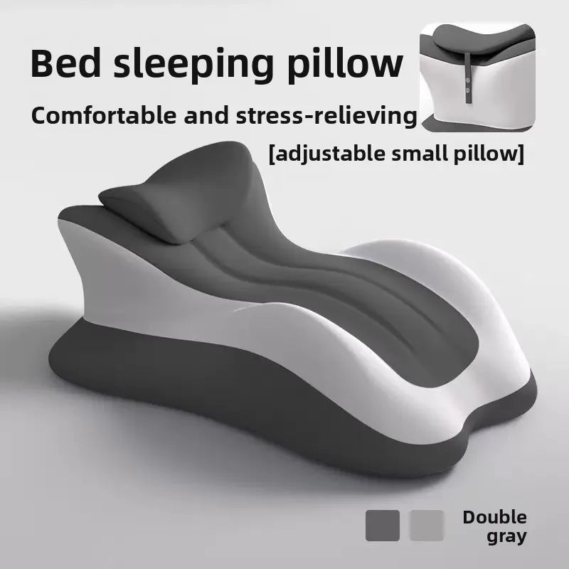 Memory Foam Bed Wedge Pillow Anti Snoring Acid Reflux Relief Neck Back Leg Pain Support for Reading Sleeping Post