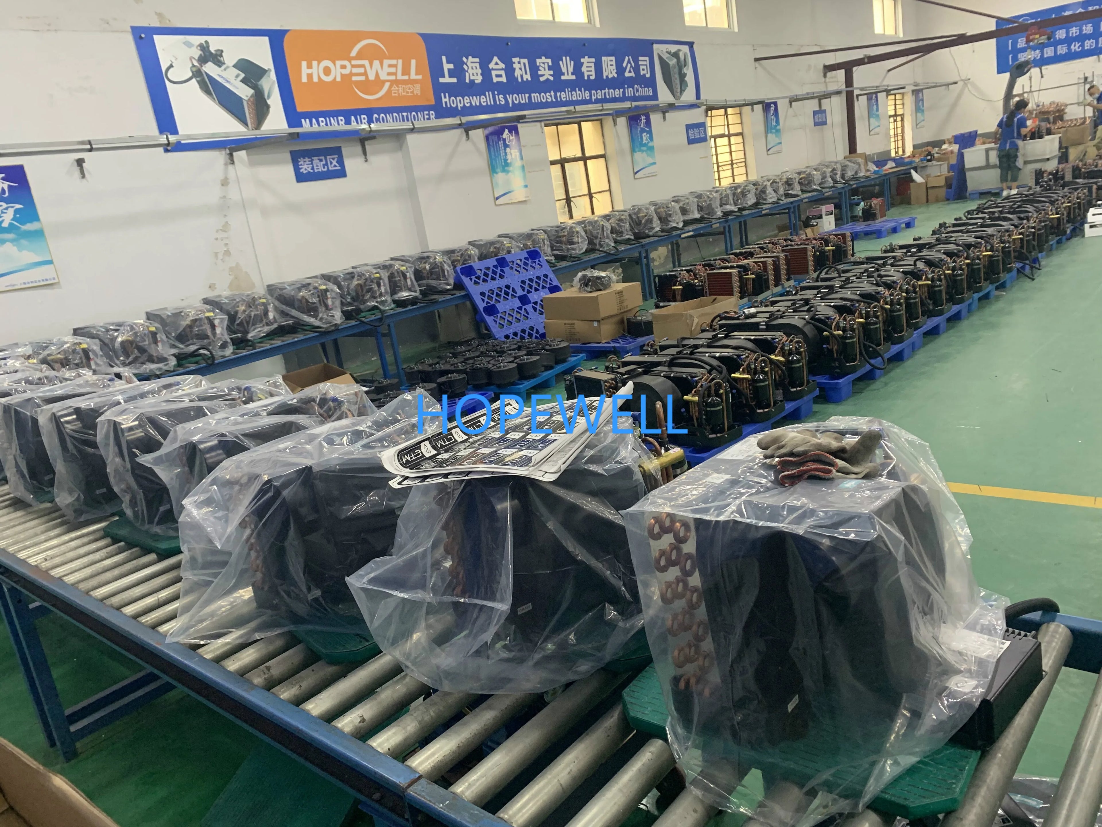 2026 NEW 110V 220V Variable Frequency Marine Compact AC 16000BTU BLDC Yacht Boat Inverter Air Conditioner Compressor R410a