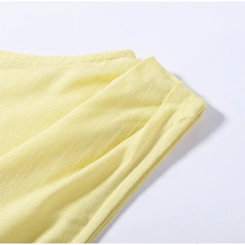 Elegant Off Shoulder Women's Dress Solid Sleeveless Oblique Collar Long Female Dresses 2026 Summer Fashion Lady Comfortable Robe